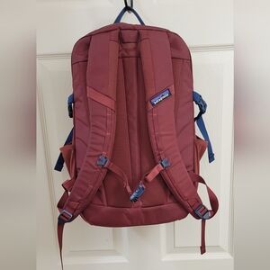 Red Patagonia backpack and insert